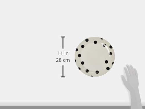 kate spade new york Deco Dot Dinner Plate, 1 Count, White thumbnail 2