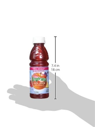 Tropicana 100% Juice 3-Flavor Fruit Blend Variety Pack, 10 Fl Oz, Bottles, (Pack of 24), 10 ounces thumbnail 8