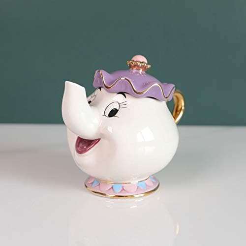 GZHaiTuoSi Cartoon New Beauty And The Beast Teapot Mug Mrs Potts Chip Tea Pot Cup One Set Lovely & set thumbnail 2