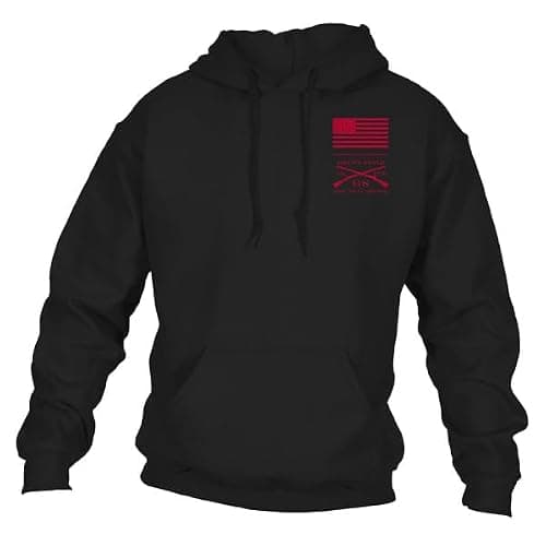 Grunt Style Red Blood Blue Collar Men's Pullover Hoodie - Image 1