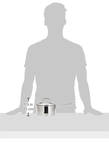 Cuisinart Professional Stainless Saucepan with Cover, 1.5-Quart, Stainless Steel,8919-16 thumbnail 2