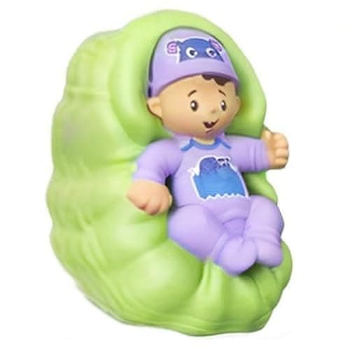 Replacement Part for Fisher-Price Little People Big Helpers Family - FTL14 ~ Replacement Hispanic Baby Figure ~ Green Basket ~ Purple Outfit thumbnail 6