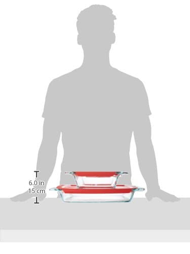 Pyrex Easy Grab 4-Piece Glass Bakeware Set thumbnail 2