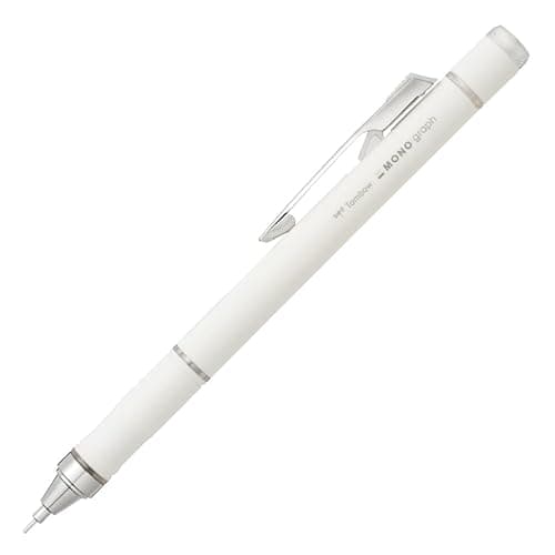 Tombow Mechanical Pencil, 0.5mm, MONO Monograph Grip (Soft Fit Grip for Anti-Fatigue), Ivory DPA-151A - Image 1