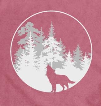 TUPOSU Womens Wolf T-Shirts Alpha Wolf Shirts Wolves Lovers Short Sleeve Tee Tops thumbnail 6