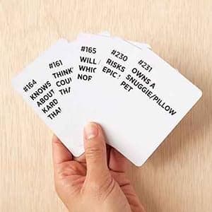Who's Most Likely To... Kinda Clean Edition | Family Card Game | Ages 14+ | 250 Prompt Cards, 3+ Players, Adult Party Game, White Elephant Gift, Family Game Night, Stocking Stuffer, Holiday Gift thumbnail 5