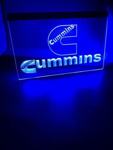 Led Light Sign For Cummins Cars Parts and Repair Service Engine Shop Store Garage Beer Bar Pub Store Party Man Cave Wall Decor Best Gift - Inspired The Ultimate Accessory Brighten Up Your Space thumbnail 2