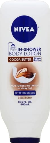 NIVEA Cocoa Butter In Shower Lotion, Body Lotion for Dry Skin, 13.5 Fl Oz Bottle thumbnail 2