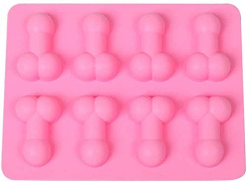 1 Pcs Funny Shape Silicone Mold for Birthday Single Party Baking Pan Handmade DIY Mousse Chocolate Fondant Soap Cake Ice Cube Mould Tool Novelty Cake Pans Set Kit H9-1 - Image 1