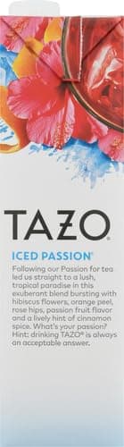 TAZO Passion Concentrate - 946 mL (Pack of 1), At Home Café Experience, Refreshing Hibiscus and Passionfruit Flavors, Naturally Caffeine-Free, Enjoy Hot or Iced thumbnail 11