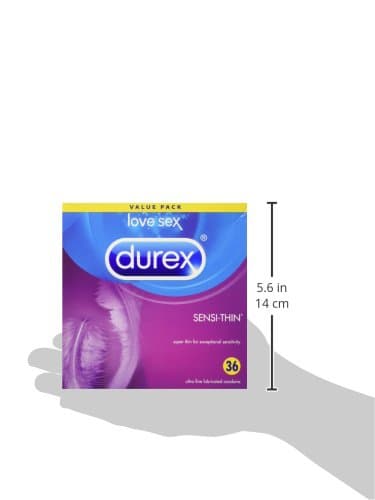 Durex Quality Condoms, Super Thin Lubricated, Mega Value Pack, 36 Count thumbnail 5
