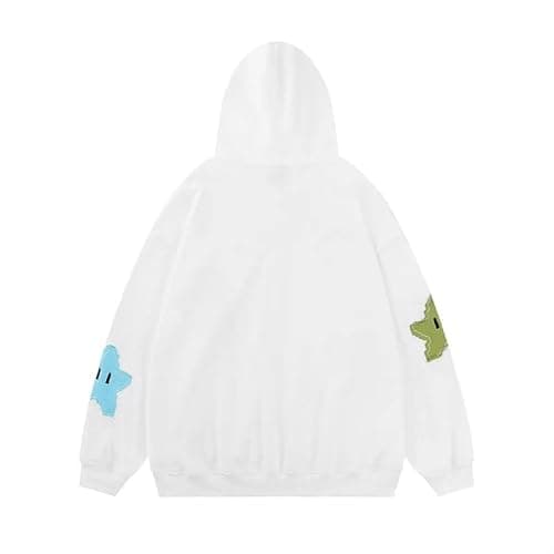 Tooe Women's Preppy Star Zip Up Hoodies Y2K Graphic Vintage Jacket Harajuku Baggy Sweatshirts Alt Long Sleeve Clothes thumbnail 6