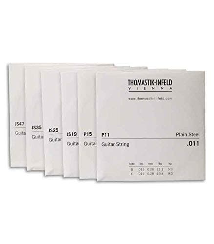 Thomastik 676717 Saiten für E-Gitarre Jazz Swing Series Nickel Flat Wound, Satz JS111 Light .011-.047w thumbnail 3