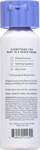 Billie Whipped Shave Cream - Lavender & Bergamot Scent - 6.5 fl oz - Lavender & Bergamot thumbnail 3
