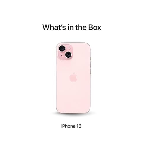 Apple iPhone 15, 128GB, Pink - Unlocked (Renewed Premium) - Unlocked - Pink - 128GB thumbnail 4
