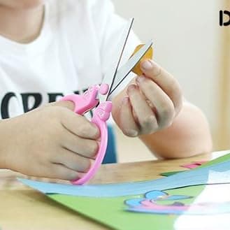 PINK Safety Blunt Tip Scissors for Kids, Ages 5-8 & 8-10 for Girls | Rounded Edge & Ergonomic Handles for Small School Student Children Toddler Classroom Cutting Paper,Home DIY thumbnail 2