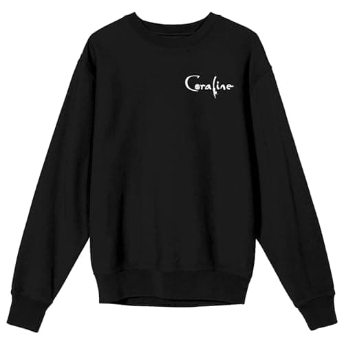 Bioworld Coraline All Will Be Swell Crew Neck Long Sleeve White Adult Sweatshirt thumbnail 5