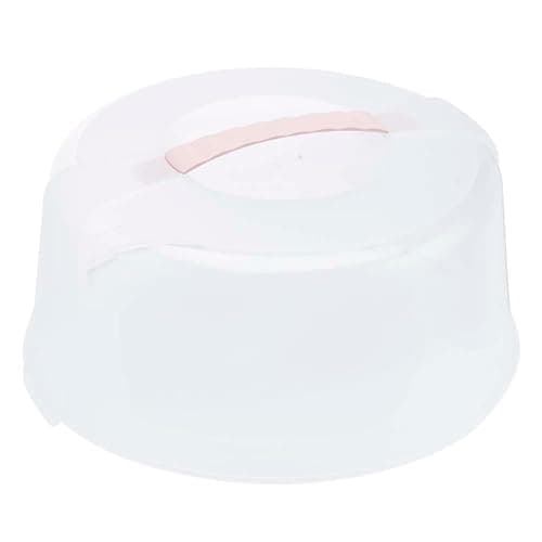 keeeper Runder Tortenbehälter mit Deckel, Ergonomischer Griff, Einfacher Transport von Kuchen, Ricardo, Nordic Pink (Rosa), 33,5 x 38 x 17 thumbnail 4