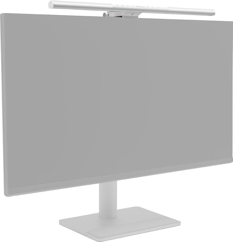 BenQ ScreenBar Pro Monitor Light/Brightness & Color Temperature Adjustment/Space Saving/Curved Monitor Compatible/Wide Area Lighting/Eye-Friendly/Glare Reduction/Space Saving/PC Work/USB Type-C/Home thumbnail 4