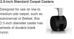 Herman Miller Embody Ergonomic Office Chair | Fully Adjustable Arms and Carpet Casters | Black Rhythm thumbnail 7