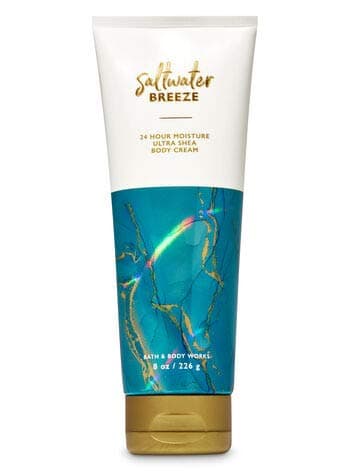 Bath and Body Works - Saltwater Breeze - Fine Fragrance Mist and Ultra Shea Body Cream - Full Size –2020 thumbnail 3