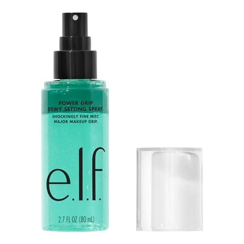 e.l.f. Power Grip Dewy Setting Spray, formula ultra fine e di lunga durata, fissa il trucco per una finitura idratata, Dewy, vegana e senza sperimentazione su animali - Image 1