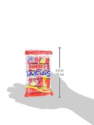 Haw Flakes - 10 Rolls (3.17 Oz) Traditional Chinese Fruit Candy thumbnail 5