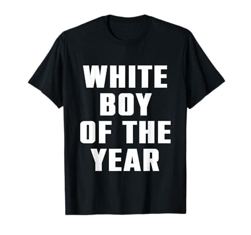 White Boy of The Year T-Shirt - Image 1