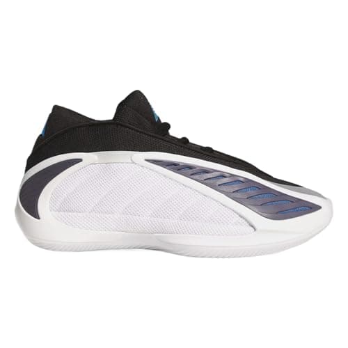 adidas, Unisex's Kids, Anthony Edwards 2 J Basketball Shoes (Big Kid), White/Black, 5.5, Medium Big Kid - Image 1