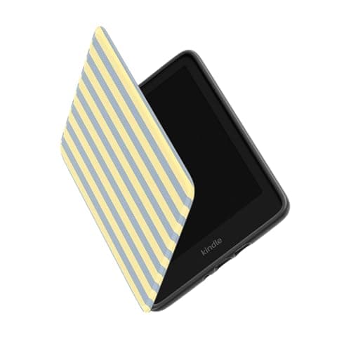 Casely Kindle Case | Coastline Stripes | Blue & Yellow | 7” Kindle Colorsoft and 7” Kindle Paperwhite (12th Gen) thumbnail 5