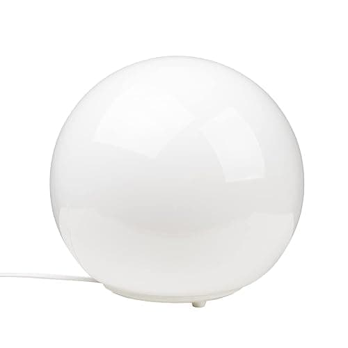 Lampada da tavolo Fado IKEA, bianca, in vetro, dimensioni 28 x 27 x 28 cm - Image 1