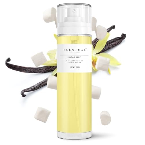 Scentual Fragrances, Ultra-Concentrated Hair & Body Perfume Mist, Long Lasting Women's Fragrance, Gourmand Perfumes for Women, Vegan and Cruelty Free (SugarBaby) - Image 1