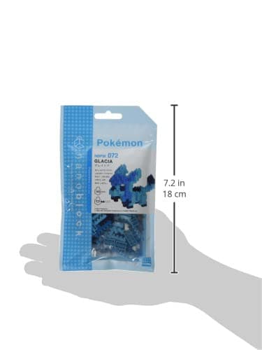 GLACEON nanoblock - Pokémon - Glaceon, Pokémon Series Building Kit thumbnail 2