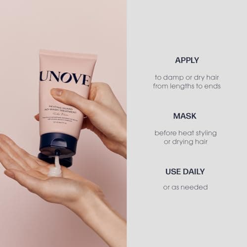 UNOVE Heating Guard No-wash Leave-In Hair Treatment 147ml Net 5 fl.oz | Leave In Conditioner for Frizzy Dry Damaged Hair | Heat Protection & Frizz Control | Hydrating Deep Conditioning thumbnail 3
