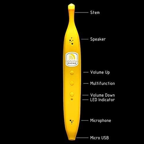 Banana Phone Bluetooth Handset for iPhone and Android Mobile Devices (Single Banana) thumbnail 2