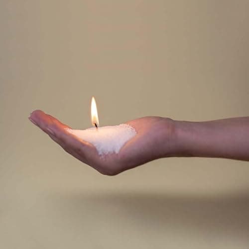 CANDELISS Pearled Candle and Wicks. Candle Sand Powder and Wicks for vases Pearled Candle Wax Powder Pearls Refill with Wicks Powder Candle granules Granulated Snow Wax (1kg) - 1 KG thumbnail 8