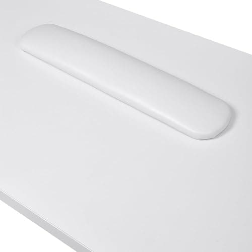 Warmiehomy Manicure Table Mobile Professional Nail Table Beauty Salon Workstation Storage Drawers Nail Desk with Extra Free Armrest, White,120 * 45 * 78 cm thumbnail 5