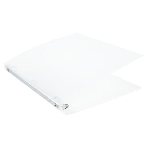 JAM PAPER Plastic 0.5 inch Binder - Clear 3 Ring Binder - Sold Individually thumbnail 5