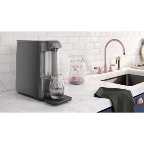 Purificador de Água Gelada Fria e Natural Elétrico Compacto Eletronico placa Electrolux Filtro refil 6 meses ou 3000l Painel Touch Bivolt Grafite PE12G thumbnail 10
