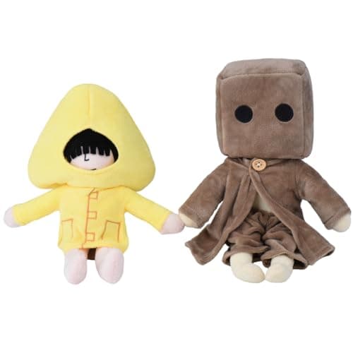 Little Nightmares Plush, Six & Mono Stuffed Plush Doll, 11.8 inch Plush Toy for Game Fans thumbnail 2
