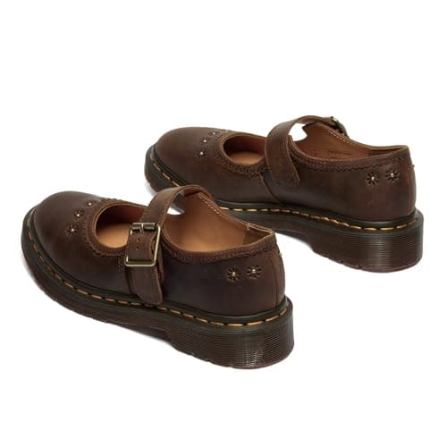 Dr. Martens Womens Mary Jane Flower Dark Brown UK 6 (US Women's 8) M thumbnail 5