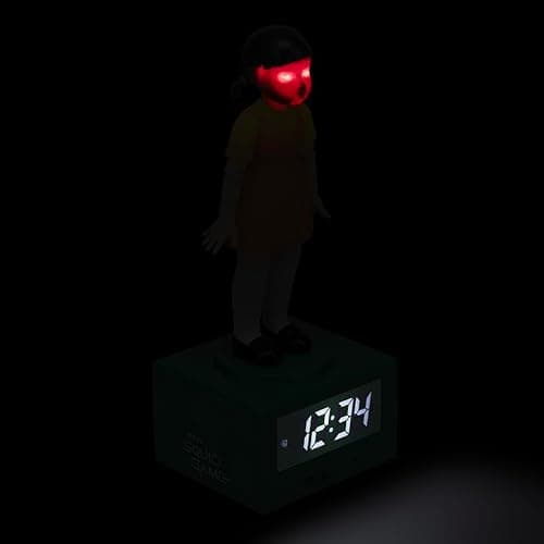 Squid Game Doll Alarm Clock - Officially Netflix Licensed Light, Kids Bedroom Accessories & Decor | Paladone thumbnail 7
