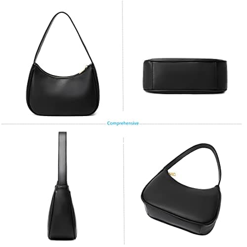 CYHTWSDJ Shoulder Bags for Women, Cute Hobo Tote Handbag Mini Clutch Purse with Zipper Closure thumbnail 4