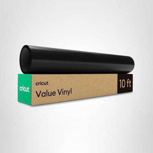 Cricut® Value Permanent Vinyl, Black (12 in x 10 ft) thumbnail 7