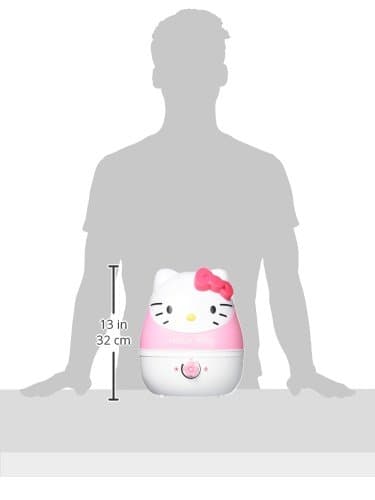 Crane Adorables Ultrasonic Humidifiers for Bedroom and Baby Nursery, 1 Gallon Cool Mist Air Humidifier for Large Room or Kid's Room, Humidifier Filters Optional, Hello Kitty thumbnail 9