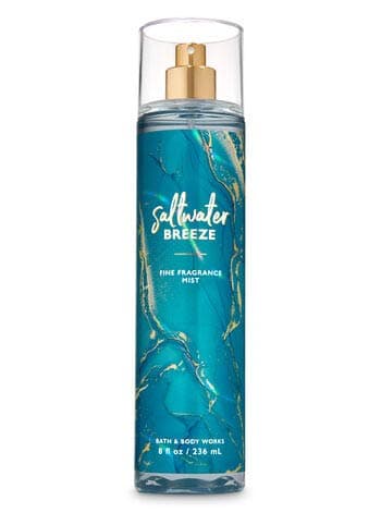 Bath and Body Works - Saltwater Breeze - Fine Fragrance Mist and Ultra Shea Body Cream - Full Size –2020 thumbnail 2