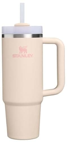 STANLEY Quencher H2.0 Tumbler with Handle and Straw 30 oz | Flowstate 3-Position Lid | Cup Holder Compatible for Travel | Insulated Stainless Steel Cup | BPA-Free | 30oz/0.89L Champagne - Image 1