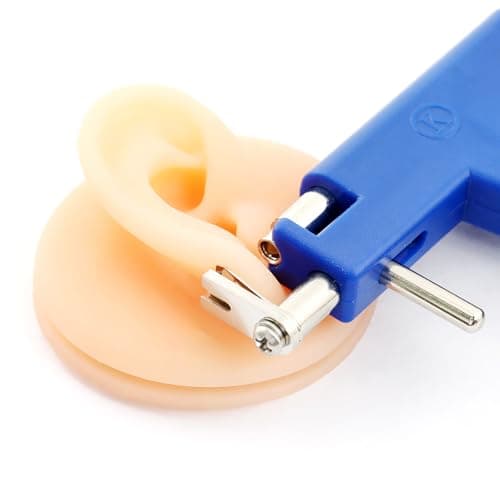 Professional Ear Piercing Kit with Safety Gun, Storage Case, Marking Pen, Alcohol Pads and Accessories thumbnail 4