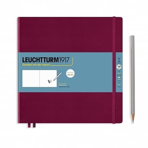 Leuchtturm1917 - Square Hardcover Sketchbook (Black) - 112 Pages of 150g/m² Paper thumbnail 4