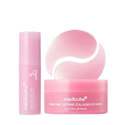 medicube PDRN Eye Glow Duo - PDRN Volume Multi Balm Stick & Eye Patches | PDRN Collagen Multi Balm for Firming & Radiance, PDRN Caffeine Eye Patches for the Look of Puffiness, Korean Skincare - Image 1